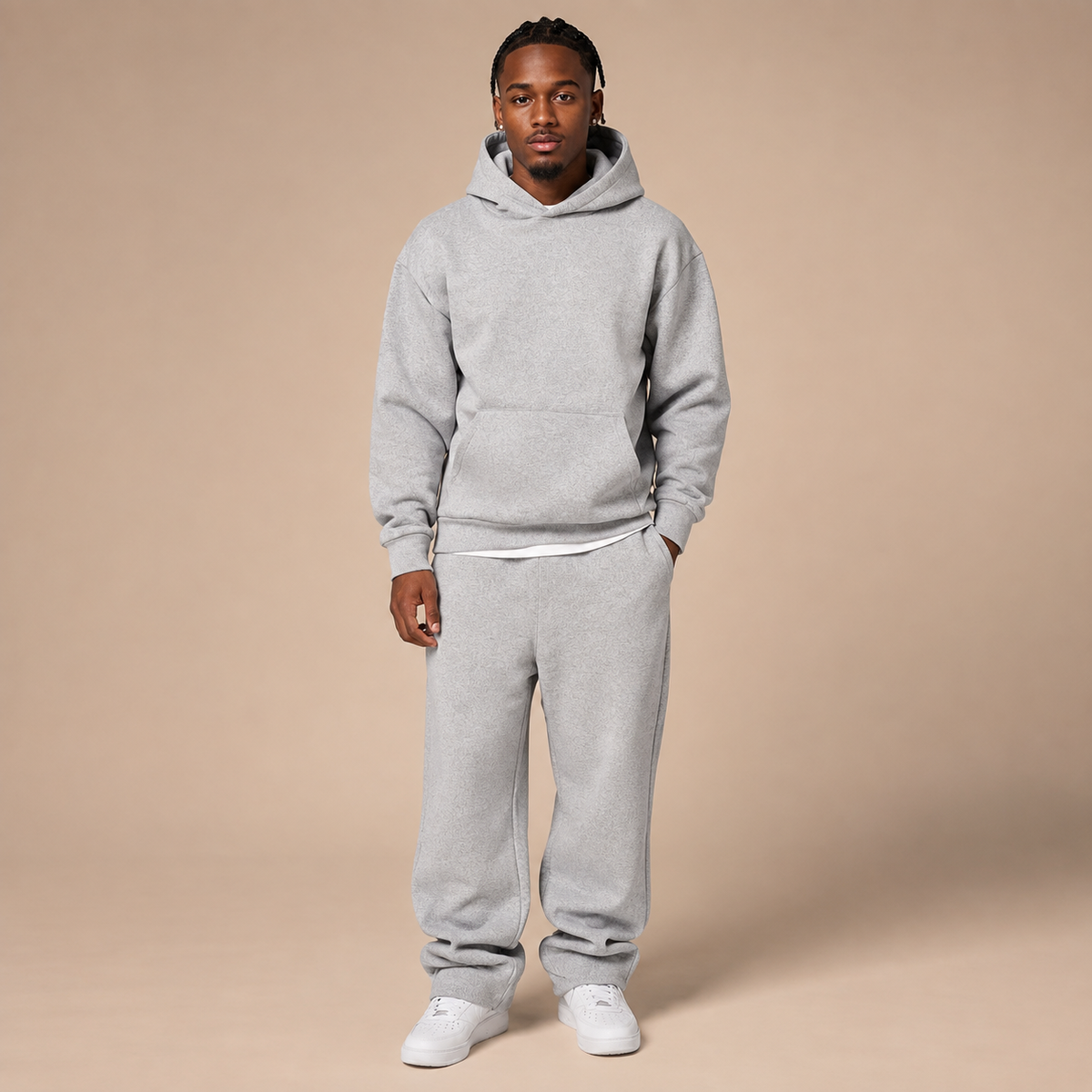 Trainingspak heren 2-delig met hoodie en joggingbroek