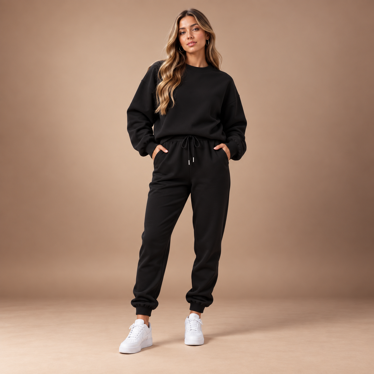 Joggingpak Dames 2-Delig – Oversized Sweater en Joggingbroek
