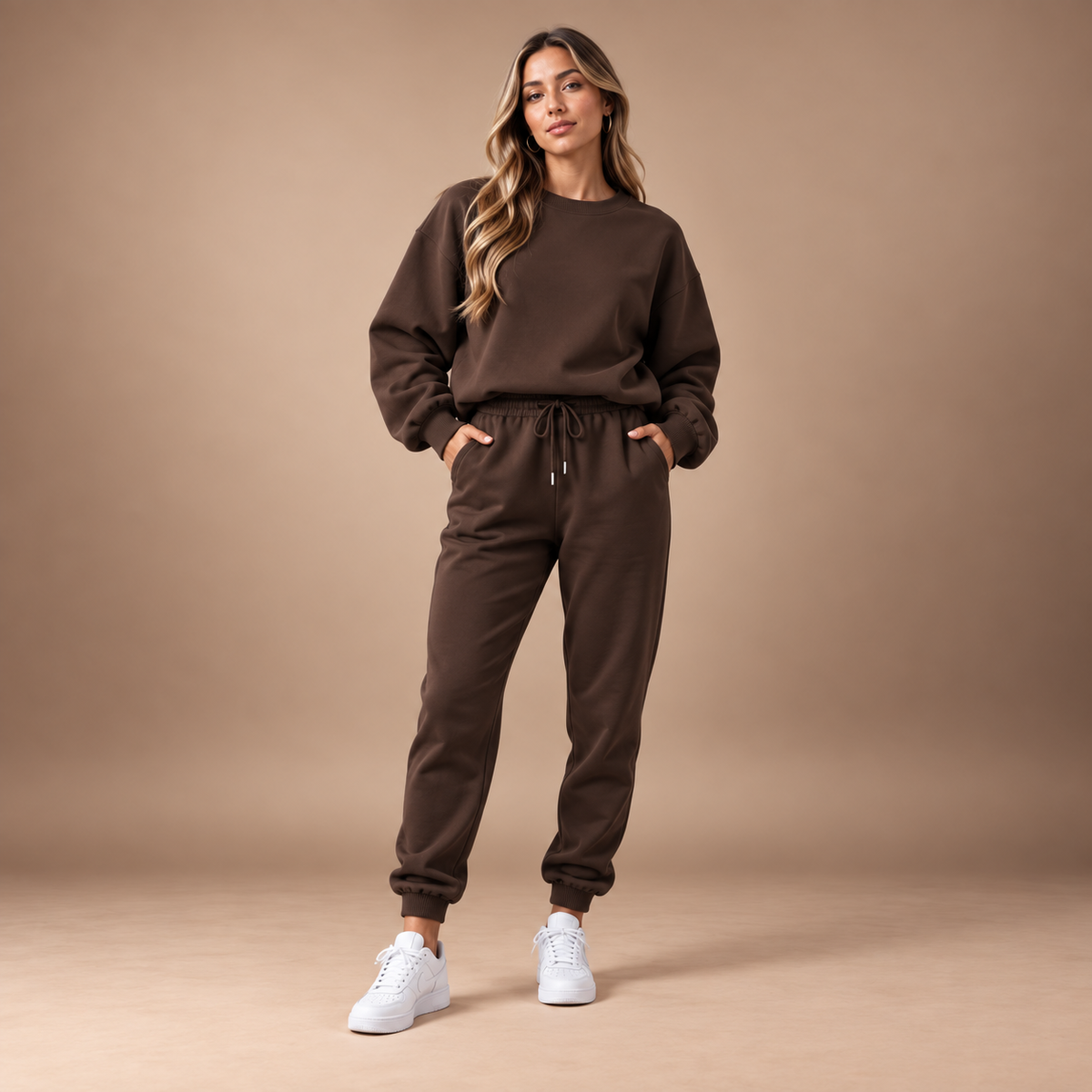 Joggingpak Dames 2-Delig – Oversized Sweater en Joggingbroek