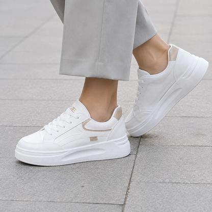 Platform sneakers dames met minimalistische afwerking – productaanzicht