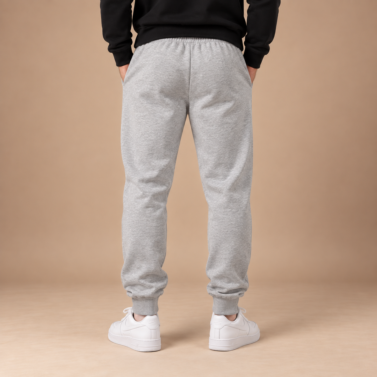 Joggingbroek heren relaxed fit met elastische boorden
