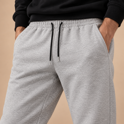 Joggingbroek heren relaxed fit met elastische boorden