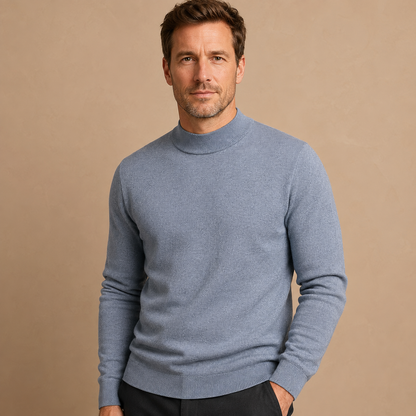 Trui Heren Fijngebreid - Coltrui Pullover met Lange Mouwen