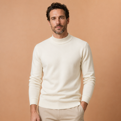 Trui Heren Fijngebreid - Coltrui Pullover met Lange Mouwen