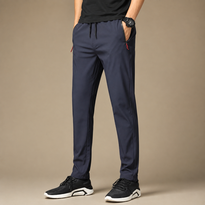 Joggingbroek Heren Sportief – Trainingsbroek met Ritszakken en Trekkoord – productaanzicht 3