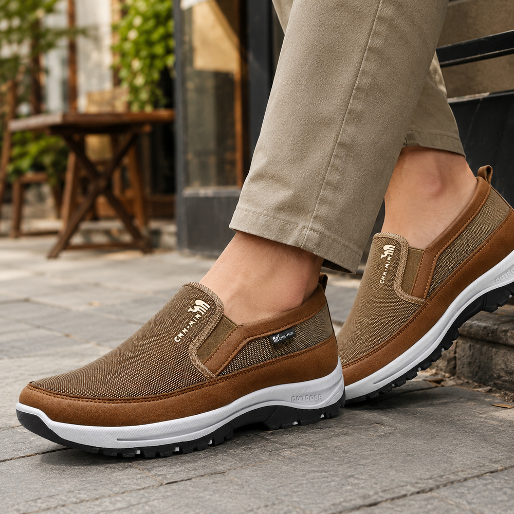 Instappers Heren Casual - Loafers met Antislip Zool en Ademend Bovenwerk