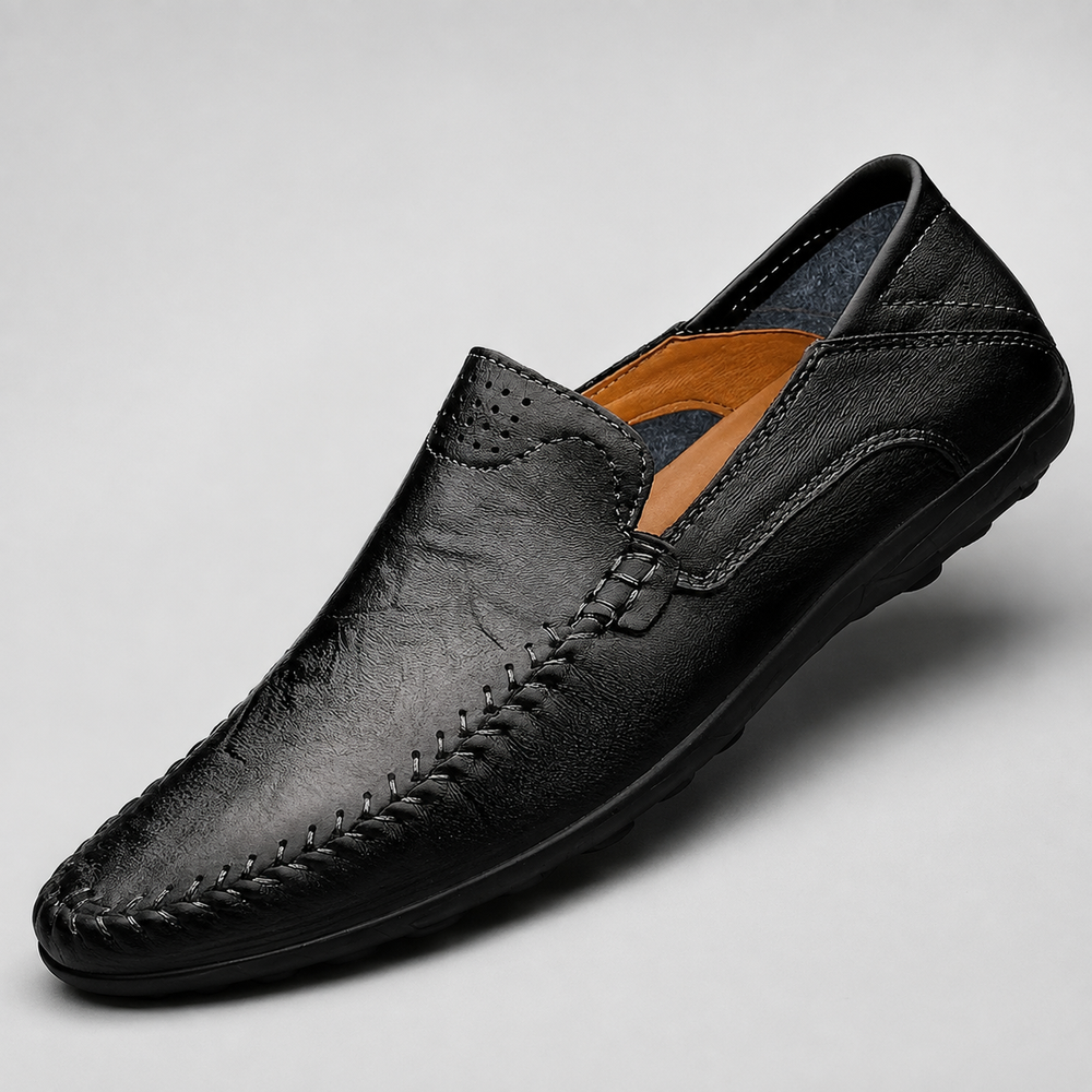 Loafers Heren Leder - Instappers met Mocassin Design en Comfort Zool
