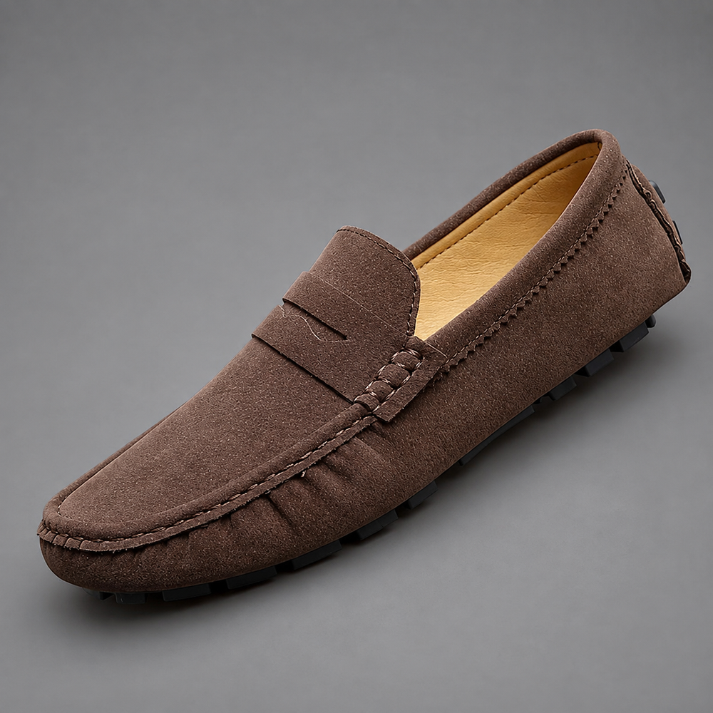 Loafers Heren Suede Look - Penny Instappers met Mocassin Design en Comfort Zool