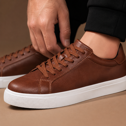 Sneakers Heren Casual - Lage Veterschoenen met Comfort Zool