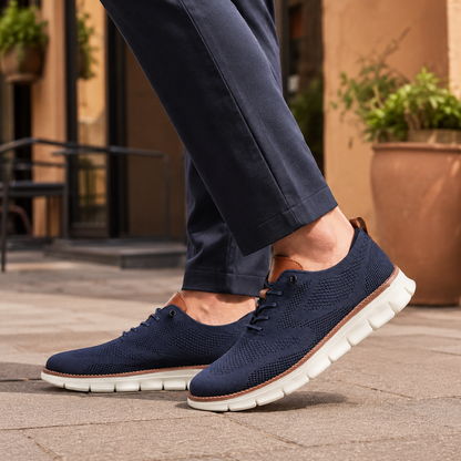 Sneakers Heren Ademend – Lage Veterschoenen met Knit Bovenwerk en Flexibele Zool – productaanzicht 8
