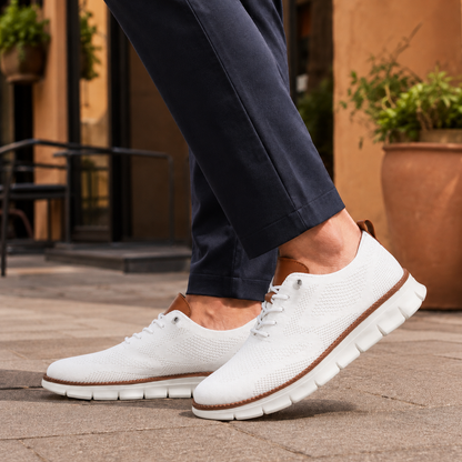 Sneakers Heren Ademend – Lage Veterschoenen met Knit Bovenwerk en Flexibele Zool – productaanzicht 7
