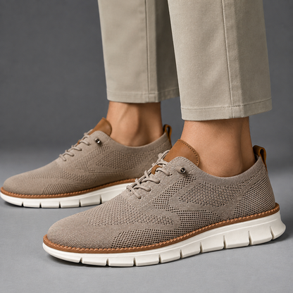 Sneakers Heren Ademend – Lage Veterschoenen met Knit Bovenwerk en Flexibele Zool – productaanzicht 4
