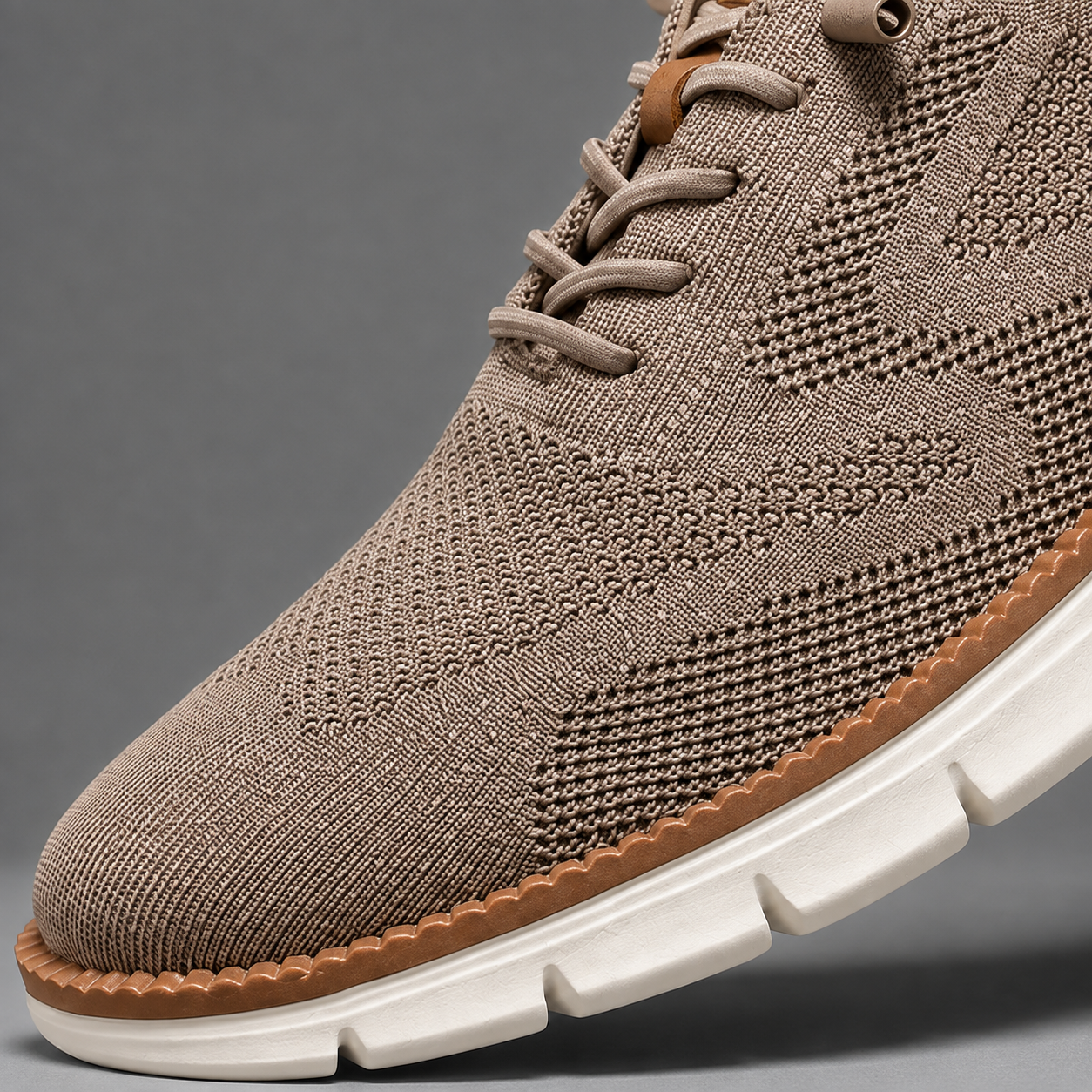 Sneakers Heren Ademend – Lage Veterschoenen met Knit Bovenwerk en Flexibele Zool – productaanzicht 5