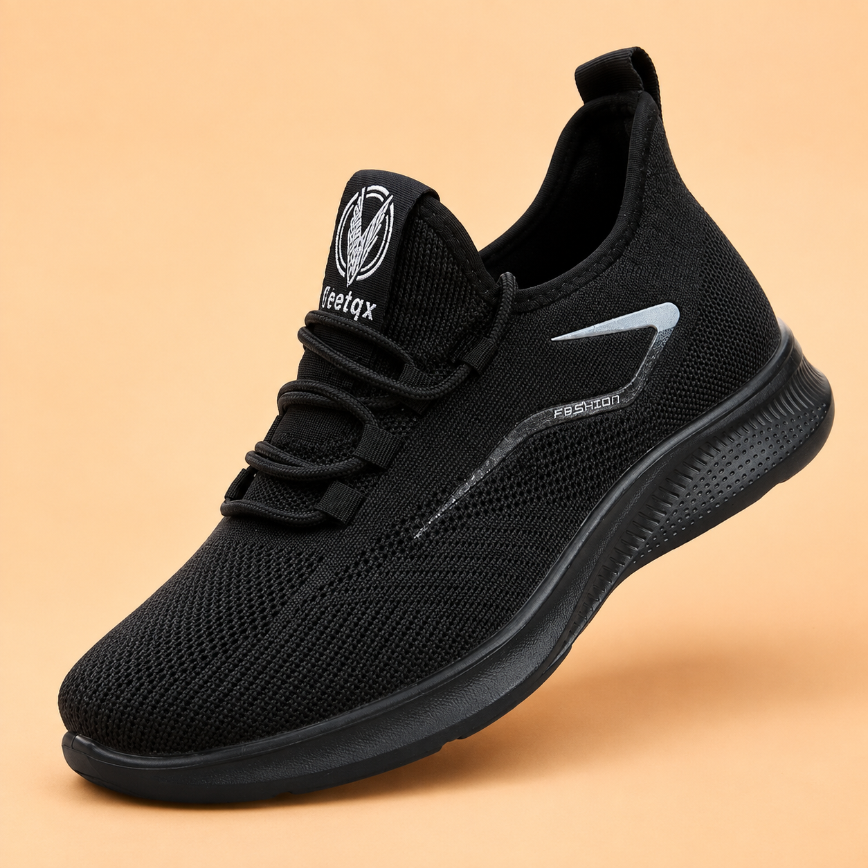 Sneakers Heren Ademend – Lage Instap Schoenen met Knit Bovenwerk en Flexibele Zool – productaanzicht 5