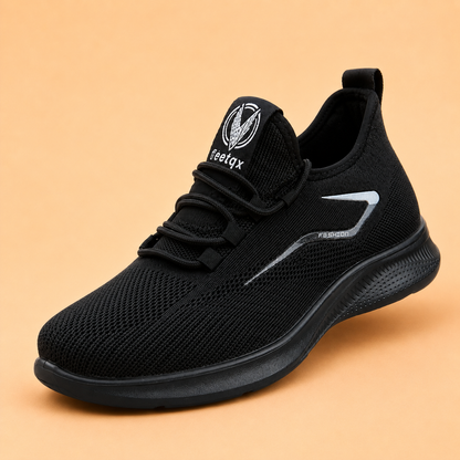 Sneakers Heren Ademend – Lage Instap Schoenen met Knit Bovenwerk en Flexibele Zool – productaanzicht 6