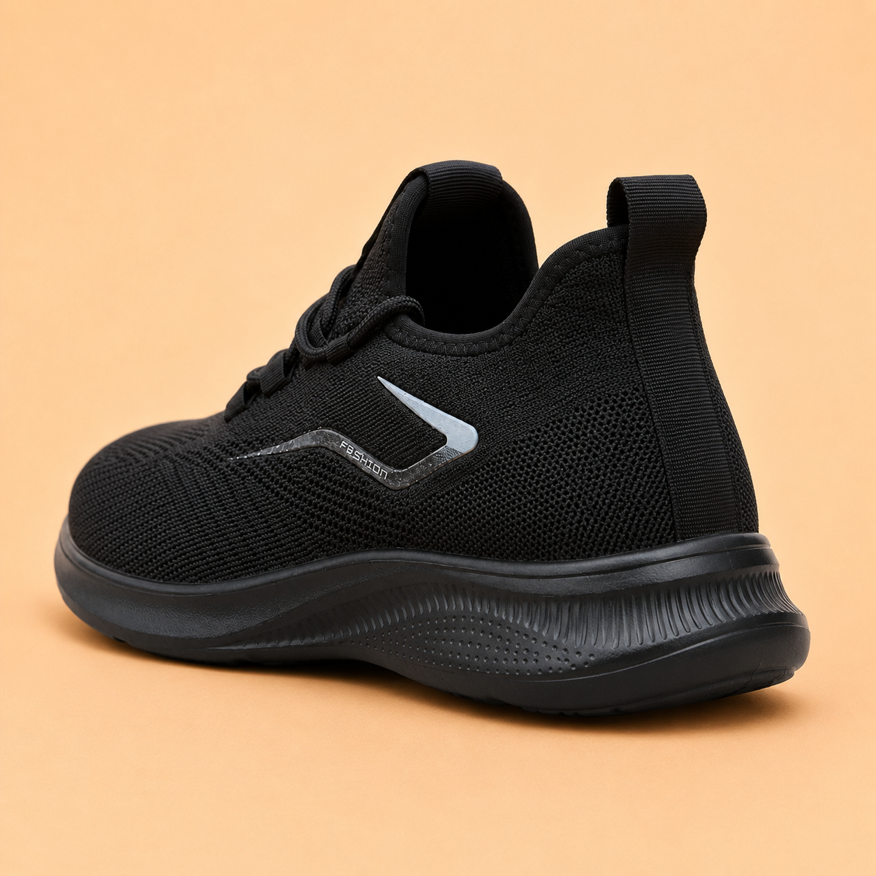 Sneakers Heren Ademend – Lage Instap Schoenen met Knit Bovenwerk en Flexibele Zool – productaanzicht 7