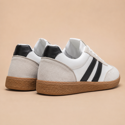 Sneakers Heren Retro – Lage Veterschoenen met Suede Look en Gum Zool – productaanzicht 3
