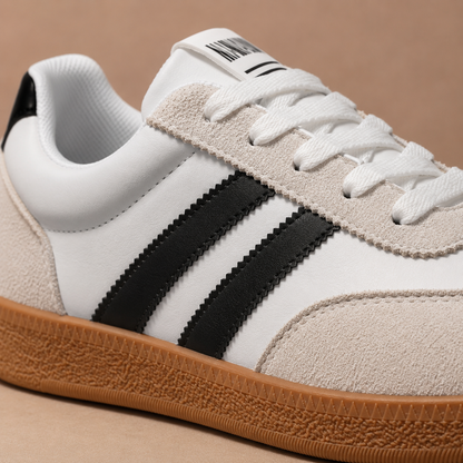 Sneakers Heren Retro – Lage Veterschoenen met Suede Look en Gum Zool – productaanzicht 4