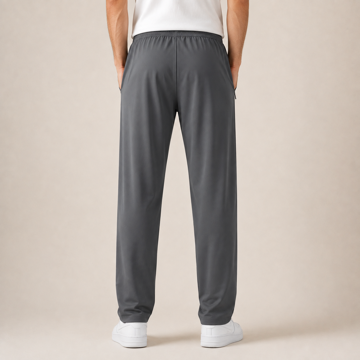 Joggingbroek Heren Lichtgewicht – Casual Trainingsbroek met Ritszakken en Trekkoord – productaanzicht 4