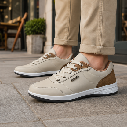 Sneakers Heren Casual – Lage Veterschoenen met Comfort Zool en Suede Look – productaanzicht 6