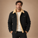Gevoerd Workwear Jack Heren – Teddy Kraag en Klepzakken