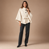Cape Jas Dames – Korte Jas met Strikceintuur