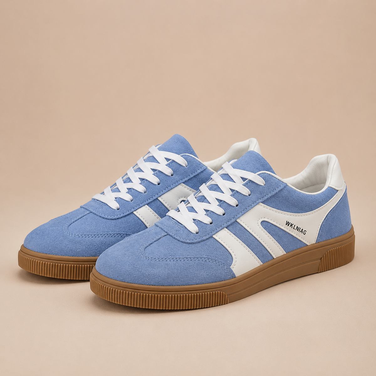 Sneakers Dames Retro – Lage Sneakers met Gumzool