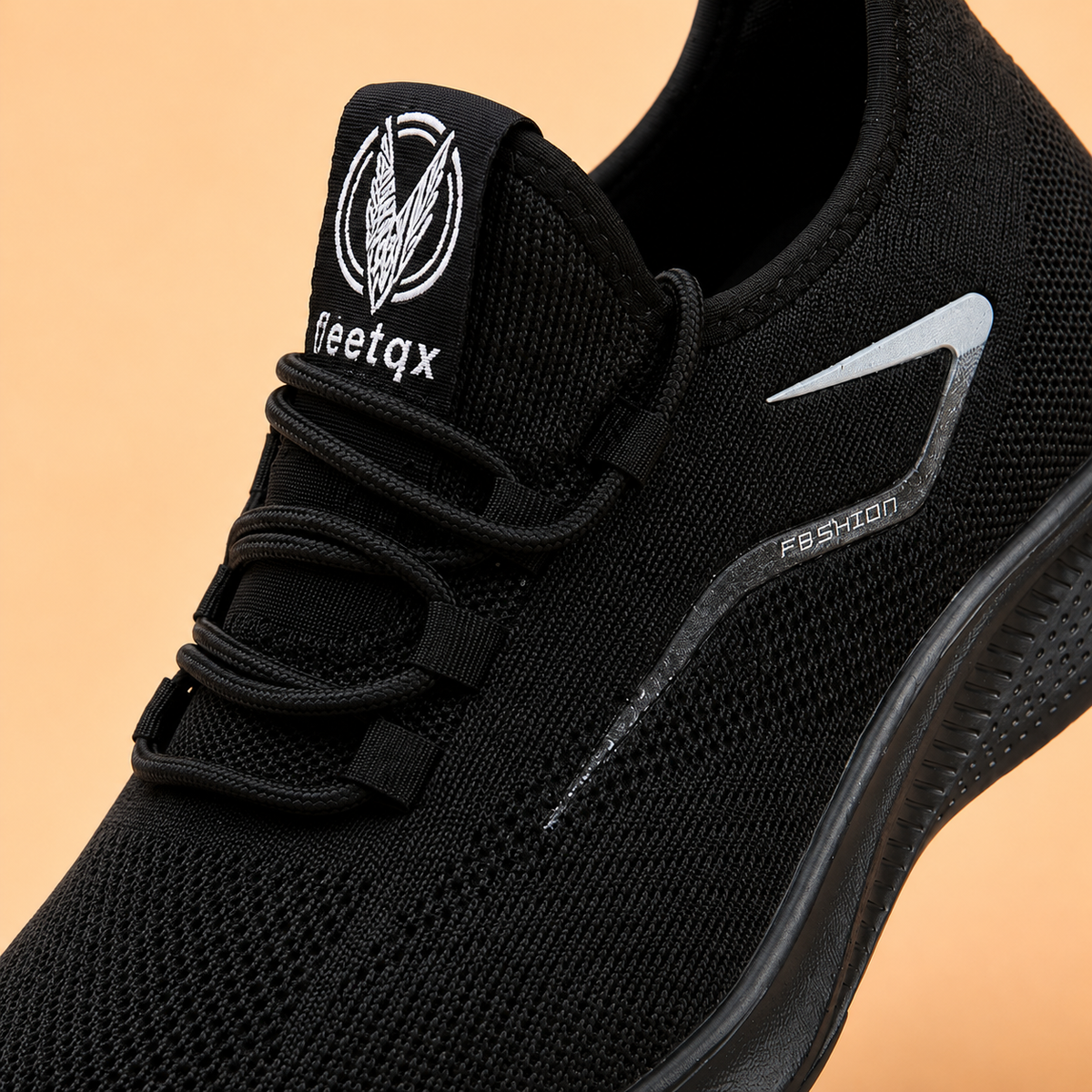 Sneakers Heren Ademend – Lage Instap Schoenen met Knit Bovenwerk en Flexibele Zool – productaanzicht 8