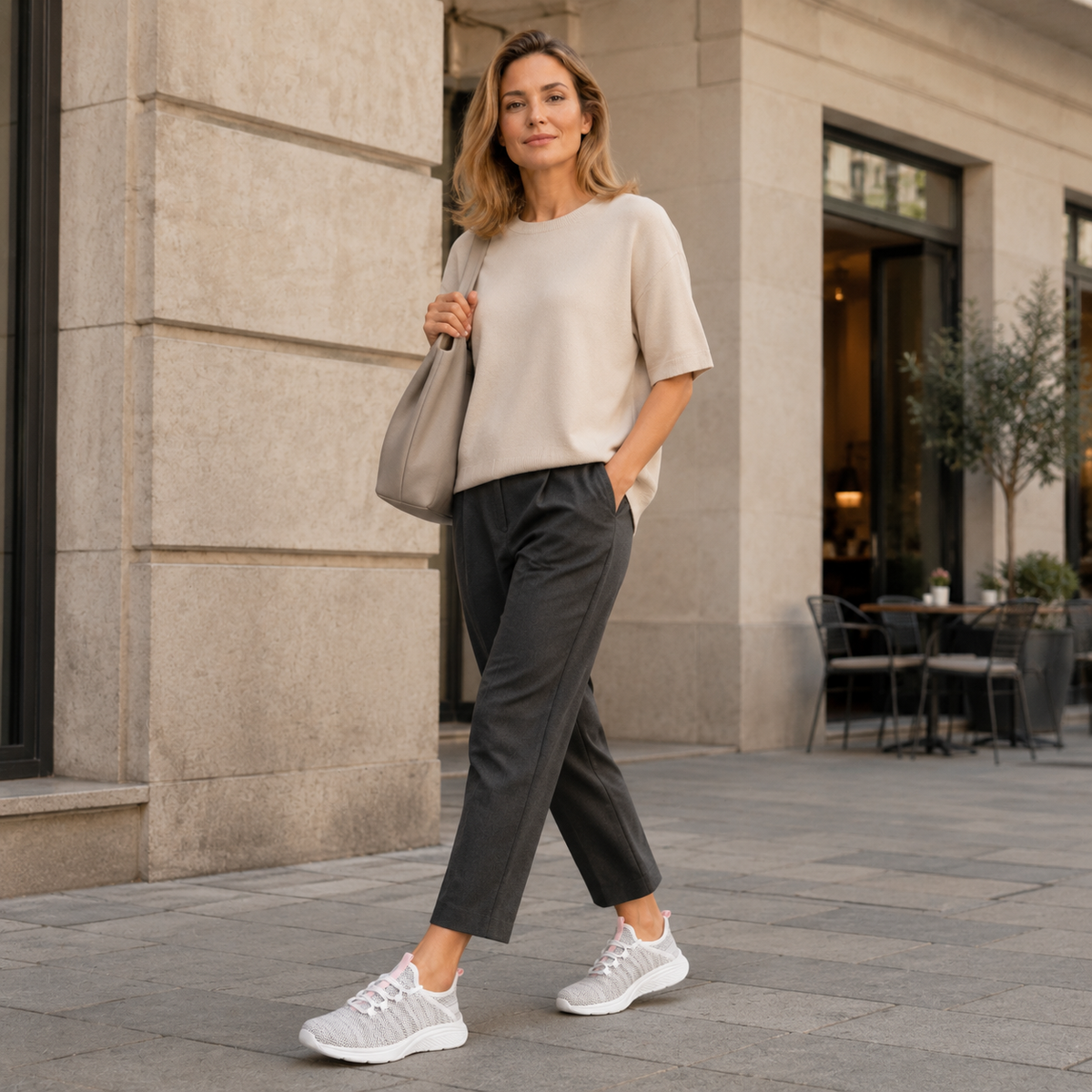 Sneakers Dames Lichtgewicht - Ademend Mesh met Flexibele Zool