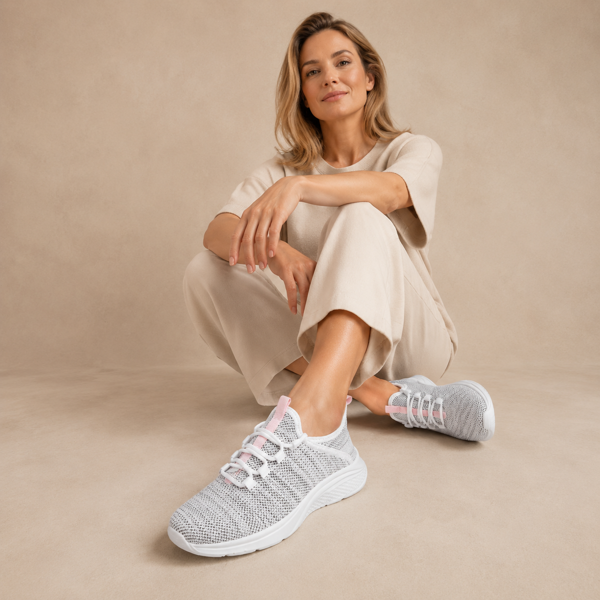 Sneakers Dames Lichtgewicht - Ademend Mesh met Flexibele Zool